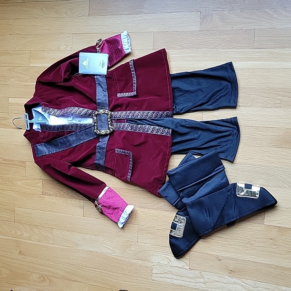 NWT Captain Hook Costume/Dressup Outfit